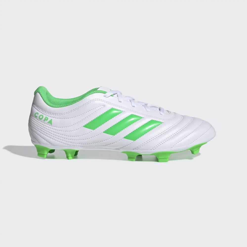Adidas Copa 19.4 Flexible Ground Tacos de Futbol Blancos Para Hombre (MX-32087)